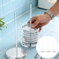 thumbnail image 2 of Acrylic Glass Lid Storage Rack Organizer for Kitchen Countertop and Bar Cabinet, 2 of 4