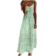 thumbnail image 1 of Vestidos de Verano con Cuello en V para las Mujeres 2025 Imprimir Vestido de Cuello Redondo sin Mangas Vestidos Largos Casuales, Ligeros Y de Moda, 1 of 6