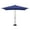 Blue, variant on SimplyShade 10ft Outdoor Patio Rectangle Market Umbrella with Black Push Button Tilt, Blue