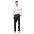 thumbnail image 6 of Azzuro Men’s Business Core 3-Pack of Dress Pants: Black, Navy, Charcoal, 6 of 7