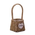 thumbnail image 1 of Cesta de flores tejida de malla de alambre tejida con paja Cesta de almacenamiento con mango trenzado de frutas Maceta decorativa para el hogar Speravity JJ22801-01, 1 of 6