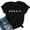 Black, variant on Bibifish Women's T-Shirt Cute Dinosaur Print Loose Crew Neck T-Shirt Soft Stretch Graphic Print Summer Short Sleeve Shirt