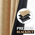 thumbnail image 3 of Cortinas Jinchan Blackout 95% Boho Amarillo Mostaza 160x160 cm, 3 of 9