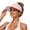 Pink, variant on Pink Wide Brim Visor Sun Hats for Women Nylon Wide Brim Sun Visor Hat for Women, Upf50+ Lightweight Foldable Ponytail Sports Cap One Size
