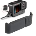 thumbnail image 4 of Battery Side Cover, Good Buffering Battery Replacement Side Door Reserved Charging Port With Rubber Pad For Action Camera, 4 of 8