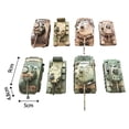 thumbnail image 2 of 8 Pieces 1:72 Scale Tank Model Vehicle Tank Model Toy for Kids Birthday Gift, 2 of 8