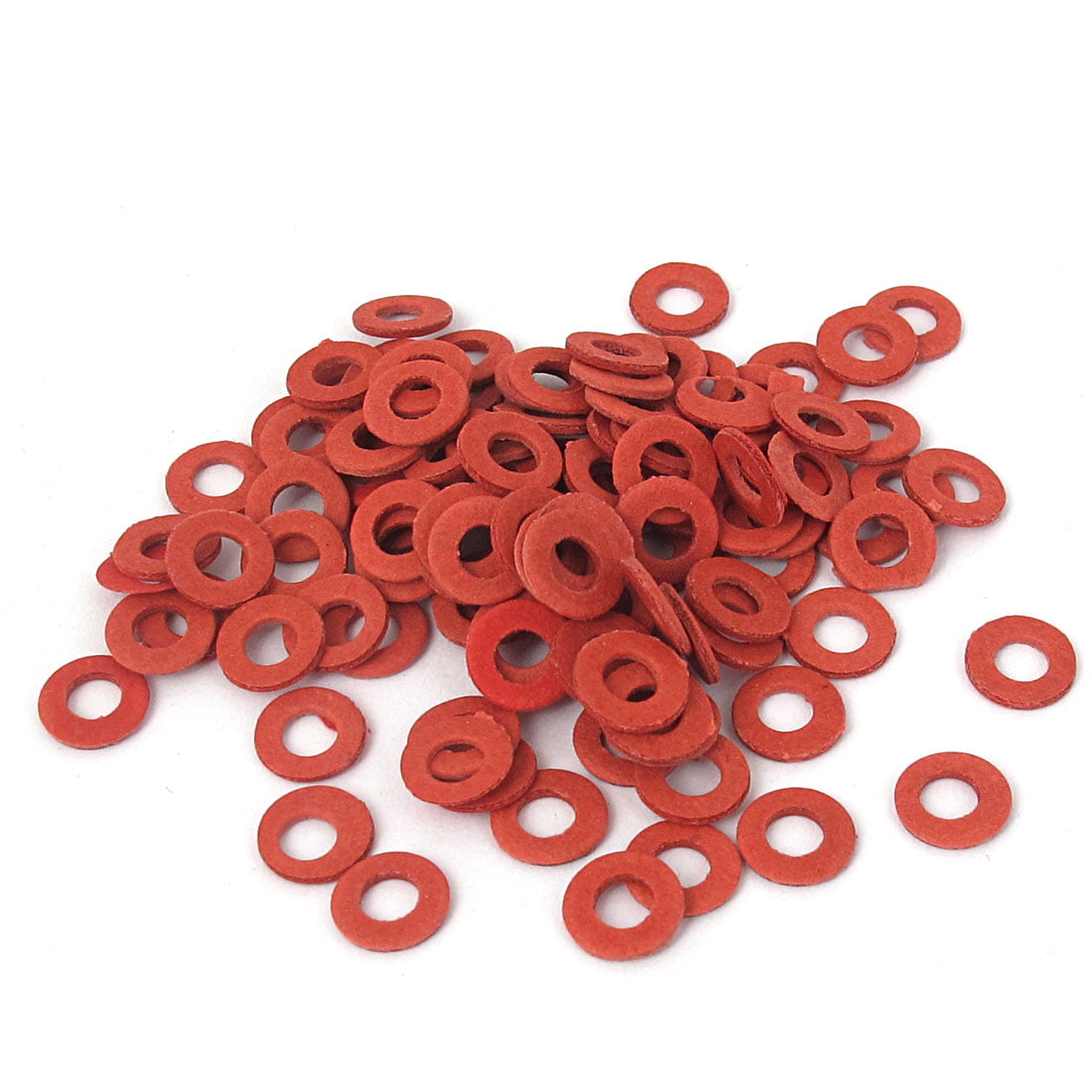 100 M2.5 6mm Insulating Fiber Washers Insulating Washers Spacer Red Paper Washer 