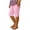 m3-0320-Pink, variant on Girls Neon Shorts Green Summer Bermuda Shorts for Girls Trendy, Girls Knee Length Lounge Shorts Casual High Waist Workout Athletic Long Shorts Drawstring Plus Size Shorts S-5XL