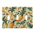 thumbnail image 2 of 2 Gang Light Switch Cover Plate Parsnip Folk Art Wall Plate Decorate Electrical Outlet Cover Plates 4.56”x4.48”, 2 of 8