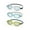Clear/Blue/Yellow, variant on Dolfino Youth Tinted Swim Goggles with Silicone Strap and UV Protection for Children, Multi-Color (3 Pack)