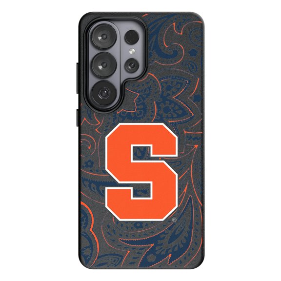 Keyscaper Syracuse Orange Paisley Galaxy Magnetic Bump Case