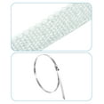 thumbnail image 4 of Uxcell Fiberglass Exhaust Wrap Tape,1"x16.4' Silvery Header Heat Wrap with 4 Ties, 4 of 6