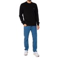 thumbnail image 5 of Calvin Klein Jeans Embroidered Chest Badge Sweatshirt, Black, 5 of 6