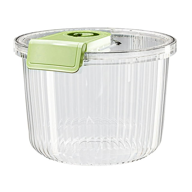 Contenedor de alimentos secos sellado de gran capacidad, dispensador de arroz, contenedor de cereales, alimentos verde 75 kg