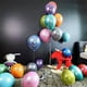 thumbnail image 4 of 100 Piezas Globos de Látex Metálicos de 10 Pulgadas, Globos de Perla de Metal Brillantes Cromados Espesos Globos para Decoración de Fiestas, PúRpura, 4 of 5