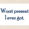 thumbnail image 2 of CafePress - Worst Present Tote Bag - Unisex Canvas Tote Bag, Beige, 1-Piece, 2 of 6