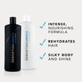 thumbnail image 2 of Sebastian Professional Drench Shampoo & Conditioner Duo Set | 33.8 Fl Oz Liter Bottles Prepack with Pumps Included | Intense Hydration | Deep Moisturizing for Dry, Frizz, 2 of 3