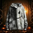 thumbnail image 2 of Landzoo Halloween Hoodie for Men Pumpkin Face Graphic Long Sleeve Hooded Sweatshirts, Men Relaxed Fall Tops, 2 of 4
