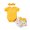 Yellow, variant on Vedolay Girl Shorts Tracksuit Summer Toddler Girls Clothes Ripped Short Floral Tank Top Outfit Set for Kids Girl,Navy 6-9 Months