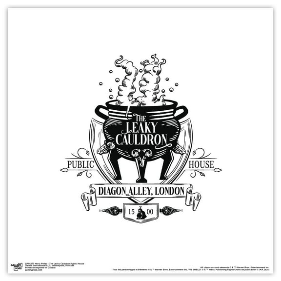 Gallery Pops® Harry Potter - The Leaky Cauldron Public House Wall Art