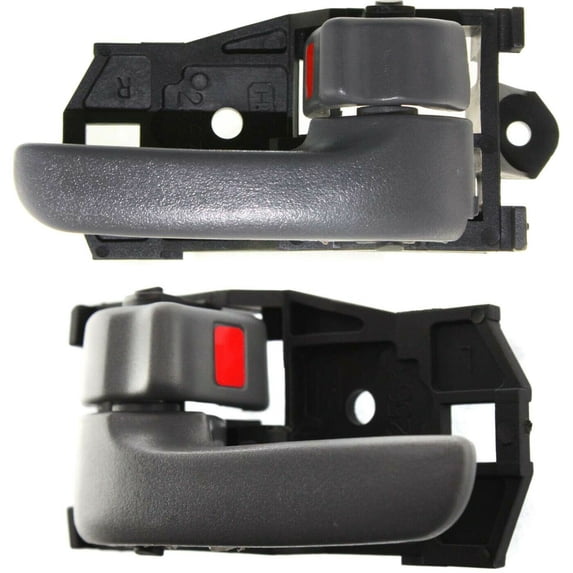 Door Handles Inside Interior Gray Front LH & RH Pair Set For Camry ES300 Sienna
