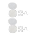 thumbnail image 2 of Intraoral Support Mouth Opener, Oral Bite Retractor Tools Reusable 2 Set White  for Hospitals, 2 of 8
