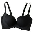 thumbnail image 1 of Brasier Tela de Mantequilla Sujetador Cómodo sin Costuras para Mujer para Uso Diario con Soporte Suave, Sujetador Tipo Camiseta sin Aros, Ropa Interior Ligera y Transpirable. Mediana, 1 of 2