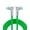 Green, variant on chubbycable RotateX 240W 180° Rotating USB C to USB C Cable, Orange, 3.3ft