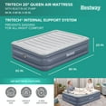 thumbnail image 3 of Bestway Tritech Airbed, Queen-Sized 20" Mattress with Built-In AC Pump, 2 Pack, 3 of 13