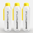 thumbnail image 1 of Smartbottle Tall Reusable Water Bottle, Yellow, 750ml / 25oz, 3-Pack, 1 of 9