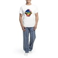 thumbnail image 5 of CafePress - I Stand With Ukraine Support Ukraine Flag Pajamas - Men's Light Loose Fit Cotton Pajama Set, 5 of 7