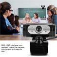 thumbnail image 3 of Usb2.0 720 Pc Cámara Hd Usb Web Camera Mic Para Computadora Laptop Led Light Black Advancent EL006877-00, 3 of 6