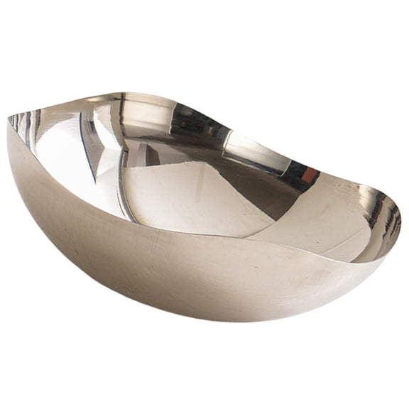 Large Serving Bowl Stainless Steels Fruit Bowl Countertops Modern Fruit Basket Snacks Storage Decorative Centerpiece Bow