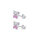 thumbnail image 3 of Pendientes de botón de moda con forma de mariposa, con incrustaciones de circonita y varilla de acero inoxidable de estilo europeo y americano, 3 of 6