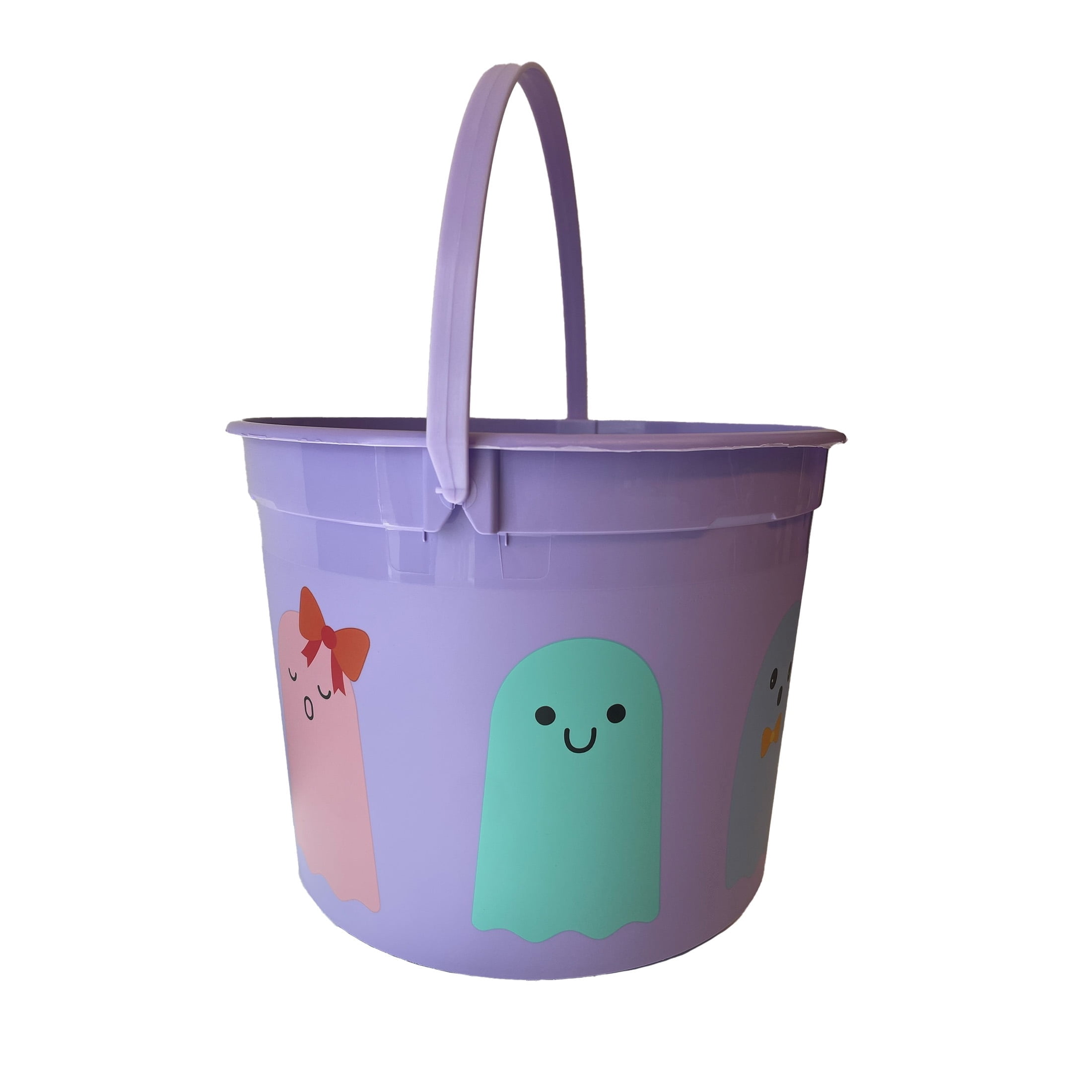 Cute Ghosts Trick-or-Treat Bucket, Multicolor, 6.5", Halloween by Way To Celebrate