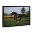 thumbnail image 2 of Stupell Industries Rustic Lodge Dashing Camargue Racehorse Black Floating Frame Canvas Art, 25 x 17, by Scott Stulberg, 2 of 8