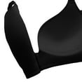 thumbnail image 4 of Underwire Sports Bras for Women New Women's Bra Without Underwire Comfort Soft Bras Push up Seamless Bralettes Comfortable Wireless Underwear Style B-5 Black, 4 of 9