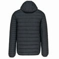 thumbnail image 2 of Kariban Mens Hooded Marl Lightweight Padded Jacket, 2 of 4