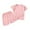 Pink, variant on Erwazi Toddler Boys Girls Clothes 6M-6T Summer Outfits Set Cute T-Shirt Tops Shorts 2Pcs Set