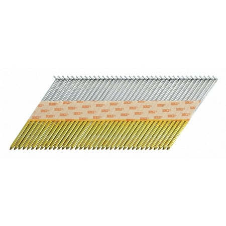 

Senco ProHead 3-1/4 in. 16 Ga. Angled Strip Hot-Dip Galvanized Framing Nails 34 deg 2 500 pk