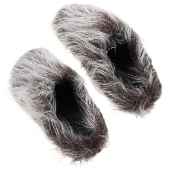 Homoyoyo Unisex House Shoes for Women and Men, Cozy EVA Tassel Slippers, Comfortable Indoor Winter Footwear