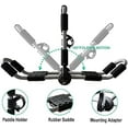 thumbnail image 2 of Kayak Roof Rack 4-in-1 Folding Adjustable Bilateral J-Shaped Roof Rack for Kayak/Surf/Ski Roof  Rack with 4 PCS Tie Down Straps On Rooftop Mount on Car SUV Truck Crossbar, 2 of 9