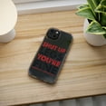 thumbnail image 5 of DistinctInk Clear Case for Apple iPhone 13 Pro MAX (6.7" Screen) - Shut Up Legs You're Fine Running, 5 of 9