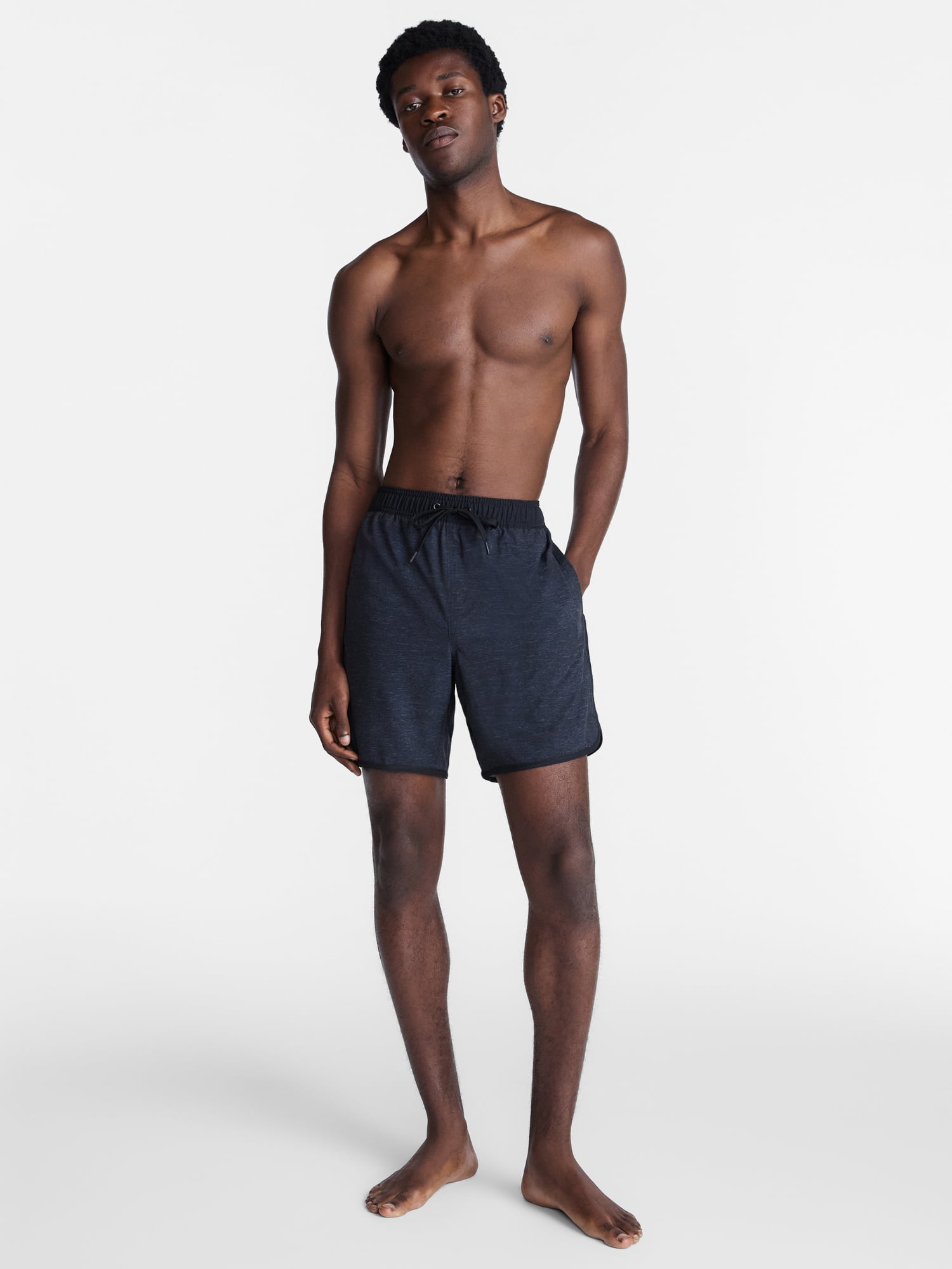 George Men's Dolphin Hem Shorts, 7" Inseam, Sizes S-3XL
