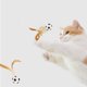 thumbnail image 1 of Xihbxyly Juguetes con Plumas, Juguetes Interactivos para Mascotas, Pelotas Deportivas Elásticas y Saltarinas, Juegos para Gatos y Perros, Entretenimiento Interior y Exterior, Atracción de Plumas de P, 1 of 7