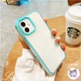 thumbnail image 3 of Para Samsung A14 A12 A13 A22 A23 A33 A53 A04s A03 A50 A50s A30s A03s A14 A31 A11 A51 A52 A73 A71 A21s A02s Simple Ins Transparente Acrílico Engrosado 3 En 1 Funda De Teléfono TPU A Prueba De Golpes, 3 of 3