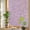 Pink, variant on Lavender Burlap Texture Window Privacy Film Rainbow Static Cling Stain Glass Window Film for Glass Door, Decorative Sunroof Decal Sticker for Car Bathroom 29.5"x118" Farmhouse Vintage Lavender