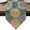 Blue, variant on Yellow Blue Abstract Table Runner Linen Burlap Table Runner 48 Inches Long Smear Artwork Dresser Scarves for Kitchen Island Coffee Dining Room Party Wedding Banquet Holiday Decoration 13"x48"