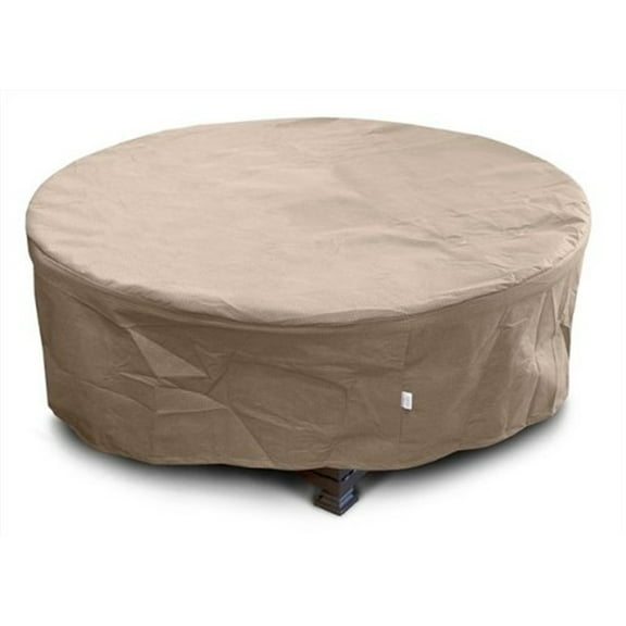 KoverRoos KoverRoos III Taupe Round Firepit Cover