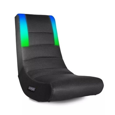 X Rocker Floor Rocker Gaming Chair with RGB Lighting, No Assembly
